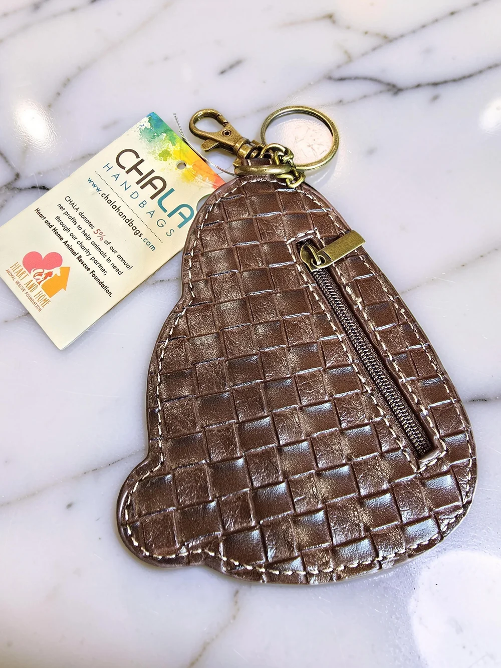 Chala Panda Coin Purse Key Fob NWT
